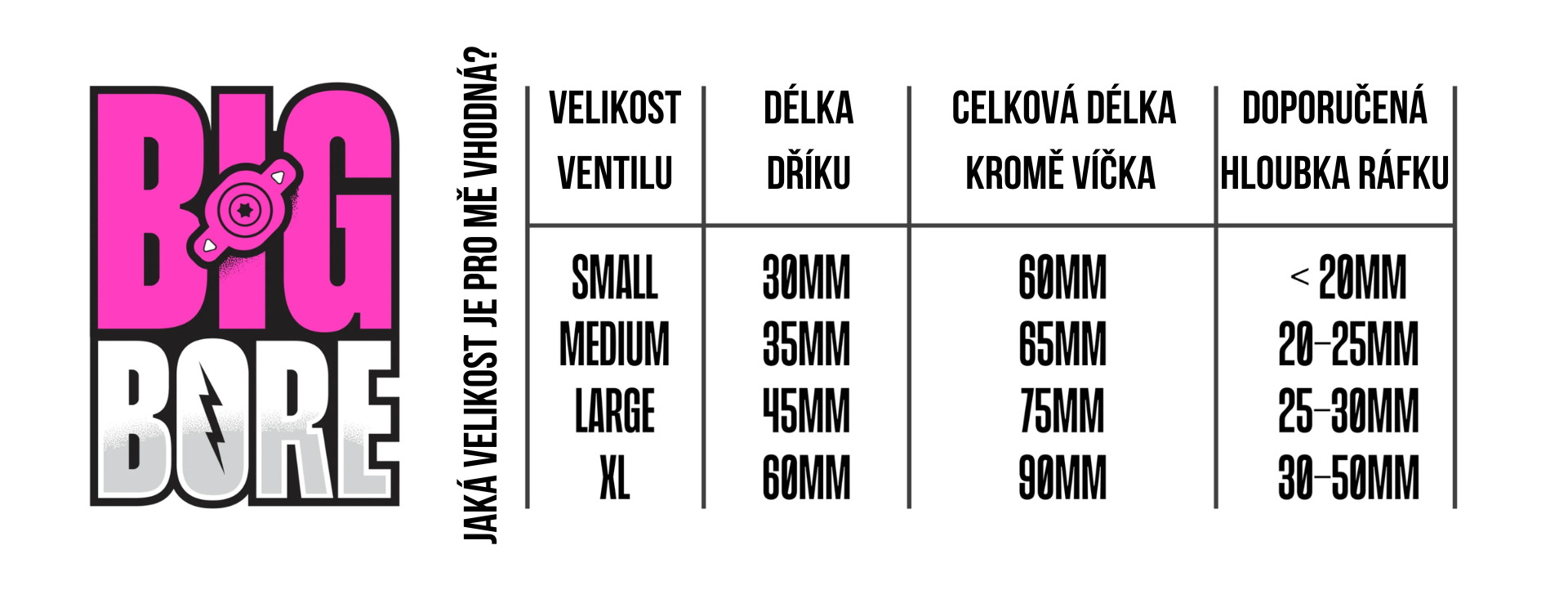 BORE LITE SIZE